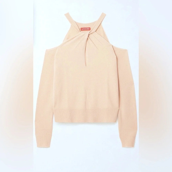 Altuzarra Nasrin Cold-Shoulder Sweater. Size Medium. - Picture 2 of 7